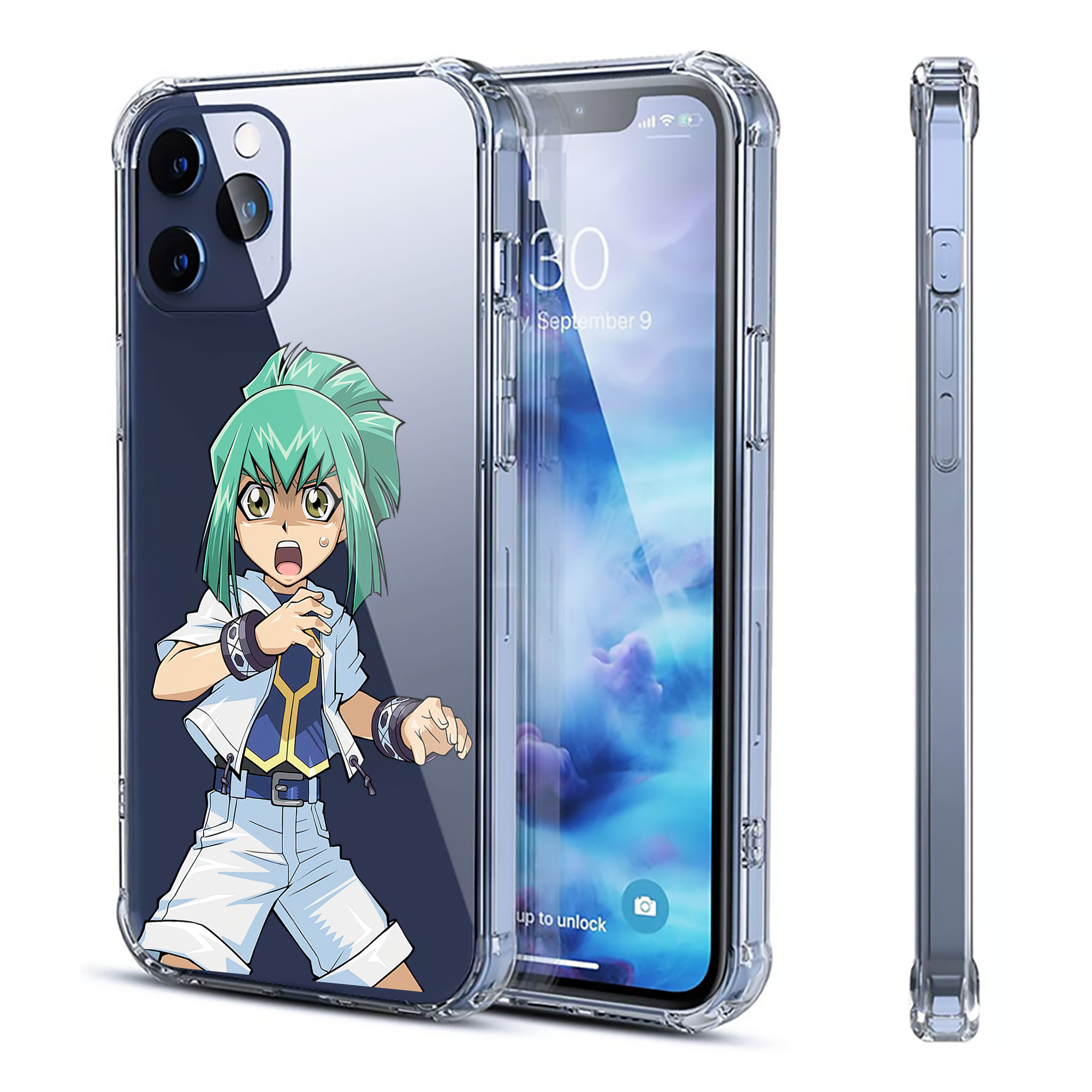 （画像用） 遊☆戯☆王 Yu-Gi-Oh! 【iPhone 12シリーズ対応】透明スマホケース（クリアソフトケース）